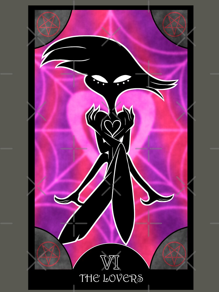 Hazbin Hotel/Helluva Boss Tarot Cards ::The Lovers:: by Vixxen92 T-Shirts, Hoodie, Sweatshirt | BlankRebels.com (Image 3)