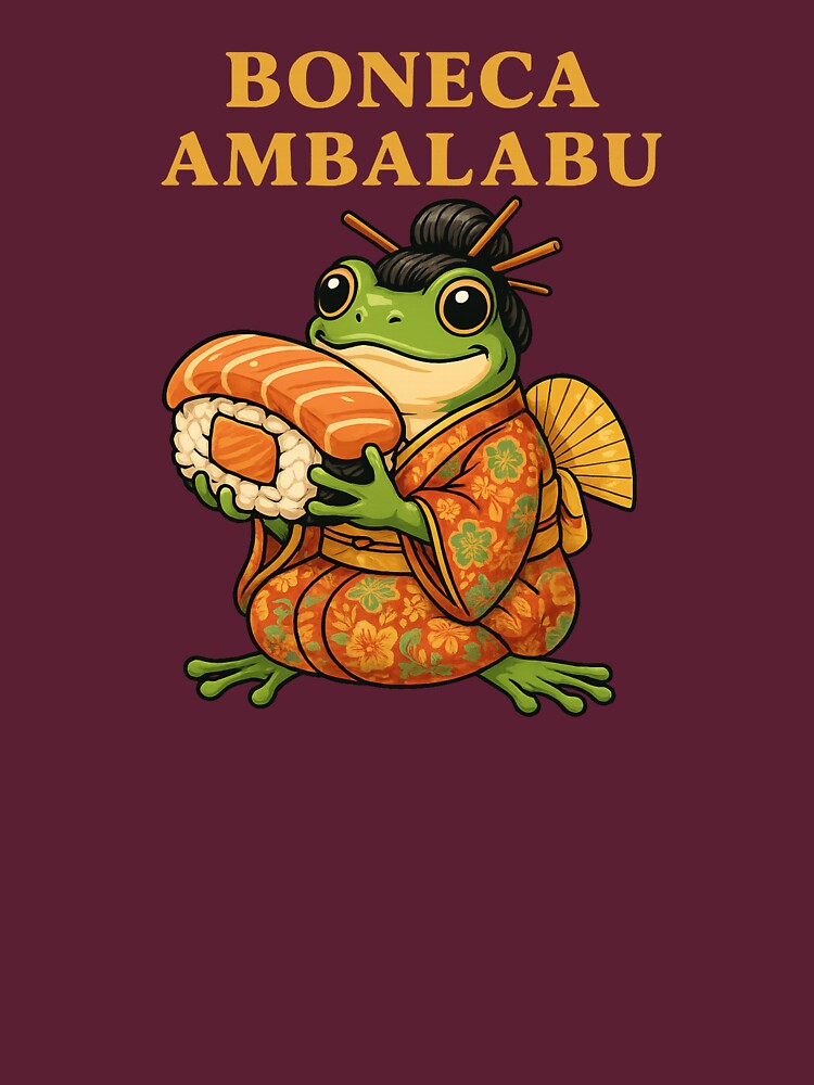 Boneca Ambalabu Japan – Funny Kimono Frog Sushi Meme Art T-Shirts, Hoodie, Sweatshirt