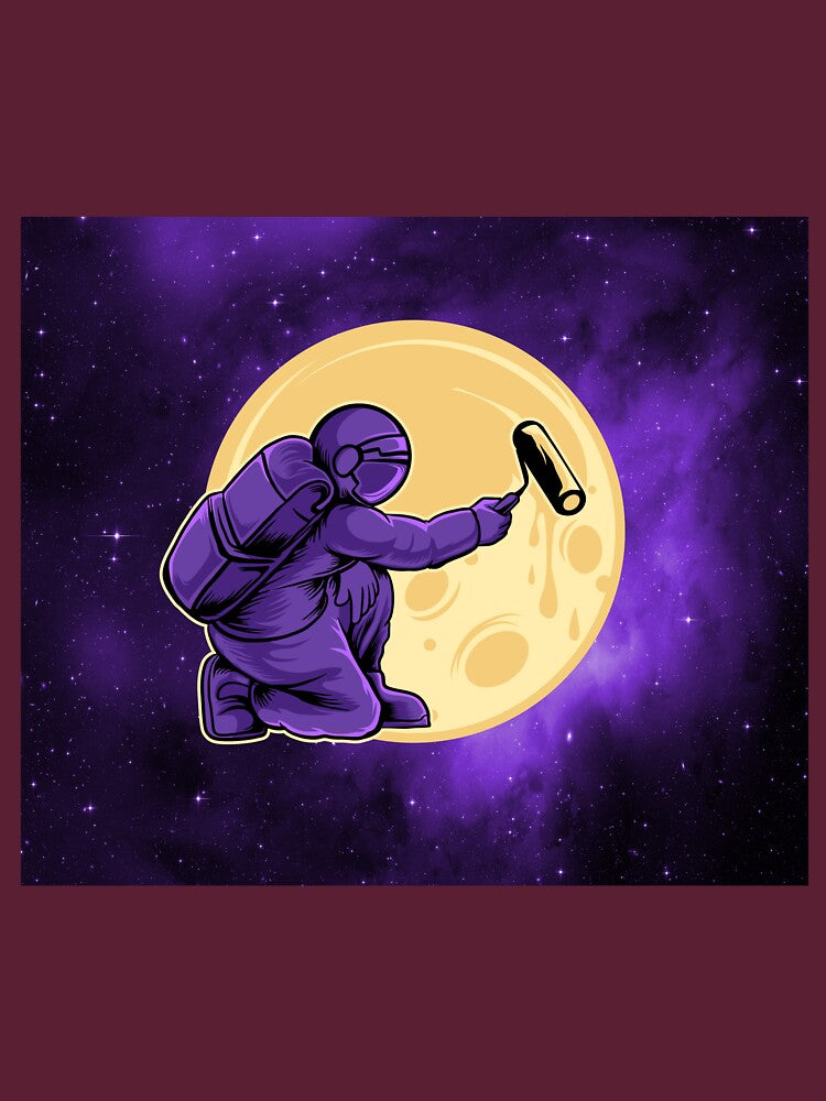 astro paint astronaut with paint roller in space by toastygoat T-Shirts, Hoodie, Sweatshirt | BlankRebels.com (Image 3)