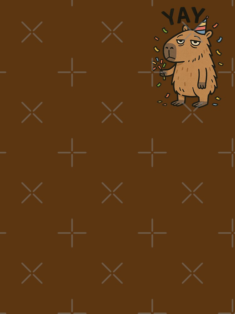 YAY Funny Tired Birthday Capybara by RR-Arts T-Shirts, Hoodie, Sweatshirt | BlankRebels.com (Image 3)