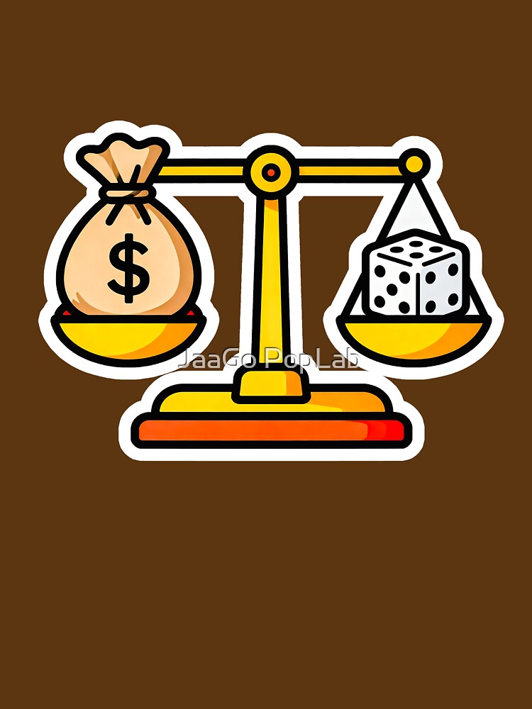 Risk vs Reward Cartoon Sticker – Investor’s Pop Lab by JaaGo PopLab T-Shirts, Hoodie, Sweatshirt | BlankRebels.com (Image 3)