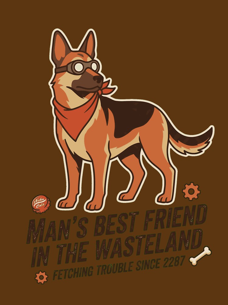 Man's Best Friend - Wasteland - German Shepherd by paulosgamerart T-Shirts, Hoodie, Sweatshirt | BlankRebels.com (Image 3)