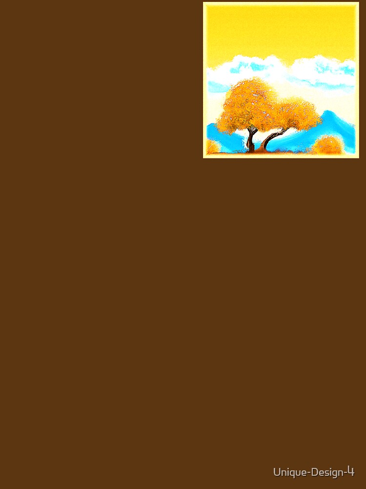 "Orange Colored Nature" Cute Painting. Buy Now by Health And Fitness Posts e-Store T-Shirts, Hoodie, Sweatshirt (Image 3)