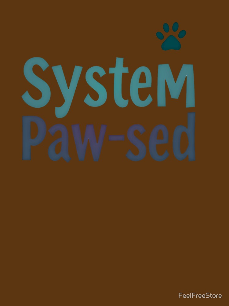 System Paw-sed – Funny Cat Programmer for Developers & Cat Lovers by FeelFreeStore T-Shirts, Hoodie, Sweatshirt (Image 3)