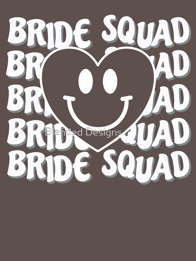 Bride Squad by Blended Designs ⭐⭐⭐⭐⭐ T-Shirts, Hoodie, Sweatshirt | BlankRebels.com (Image 2)