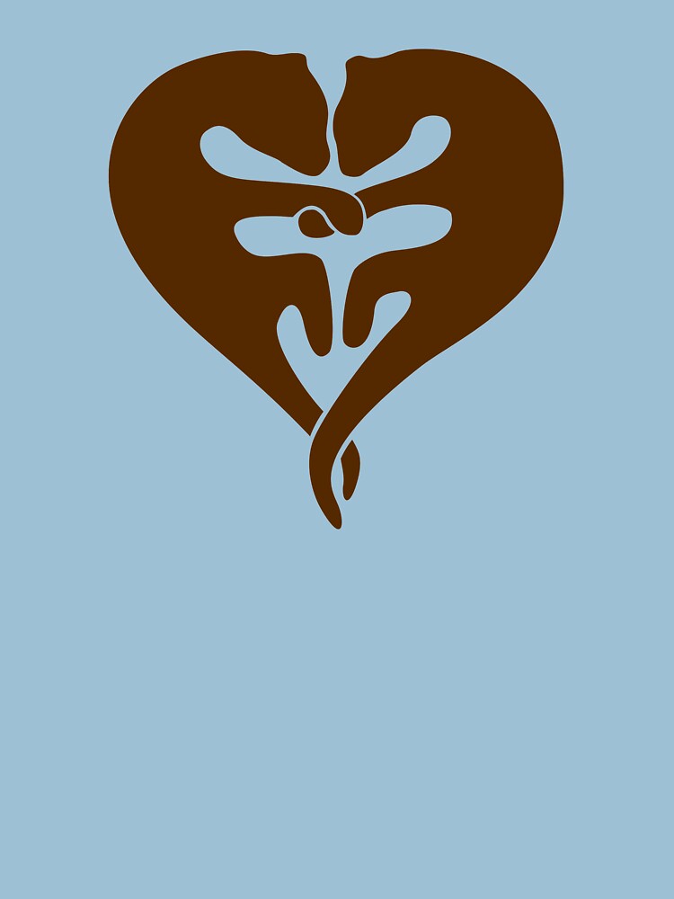 Otters Holding Hands (Heart) by jezkemp T-Shirts, Hoodie, Sweatshirt | BlankRebels.com (Image 2)