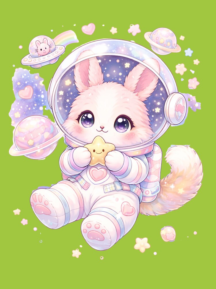 Cute Kawaii Space Bunny T-Shirts, Hoodie, Sweatshirt