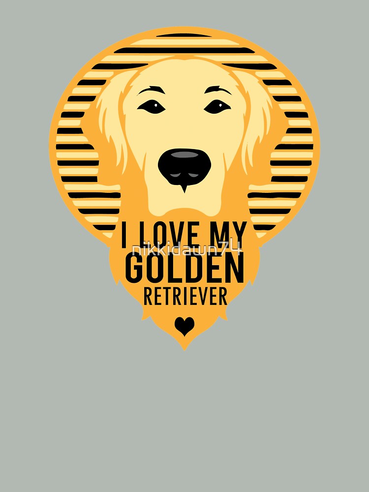 I Love My Golden Retriever Dog Gifts print by nikkidawn74 T-Shirts, Hoodie, Sweatshirt | BlankRebels.com (Image 2)