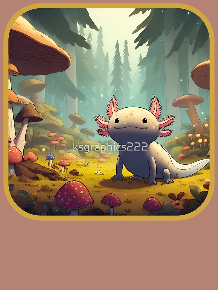 Axolotl Art #38 | Axolotl Lovers by ksgraphics222 T-Shirts, Hoodie, Sweatshirt | BlankRebels.com (Image 2)