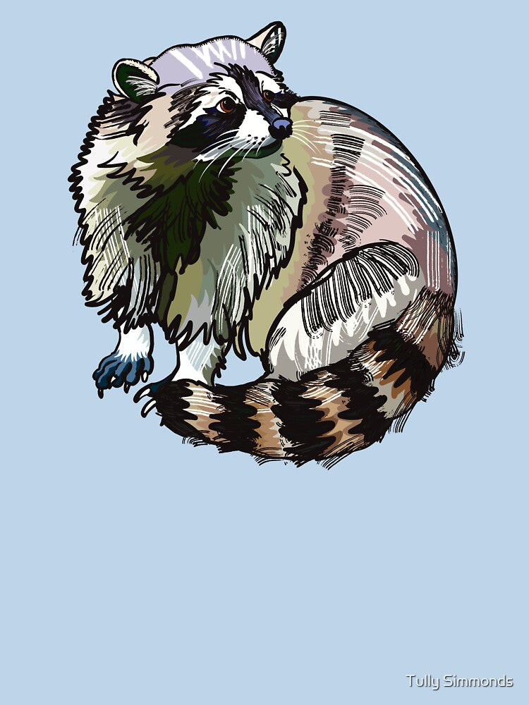 Raccoon by Tully Simmonds T-Shirts, Hoodie, Sweatshirt | BlankRebels.com (Image 3)