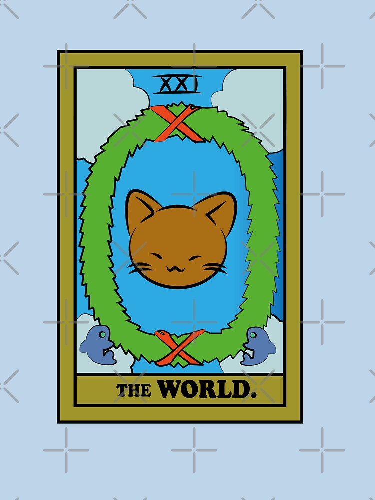 TAROT CARDS | THE WORLD. | CAT by FalconLifeStore T-Shirts, Hoodie, Sweatshirt | BlankRebels.com (Image 3)