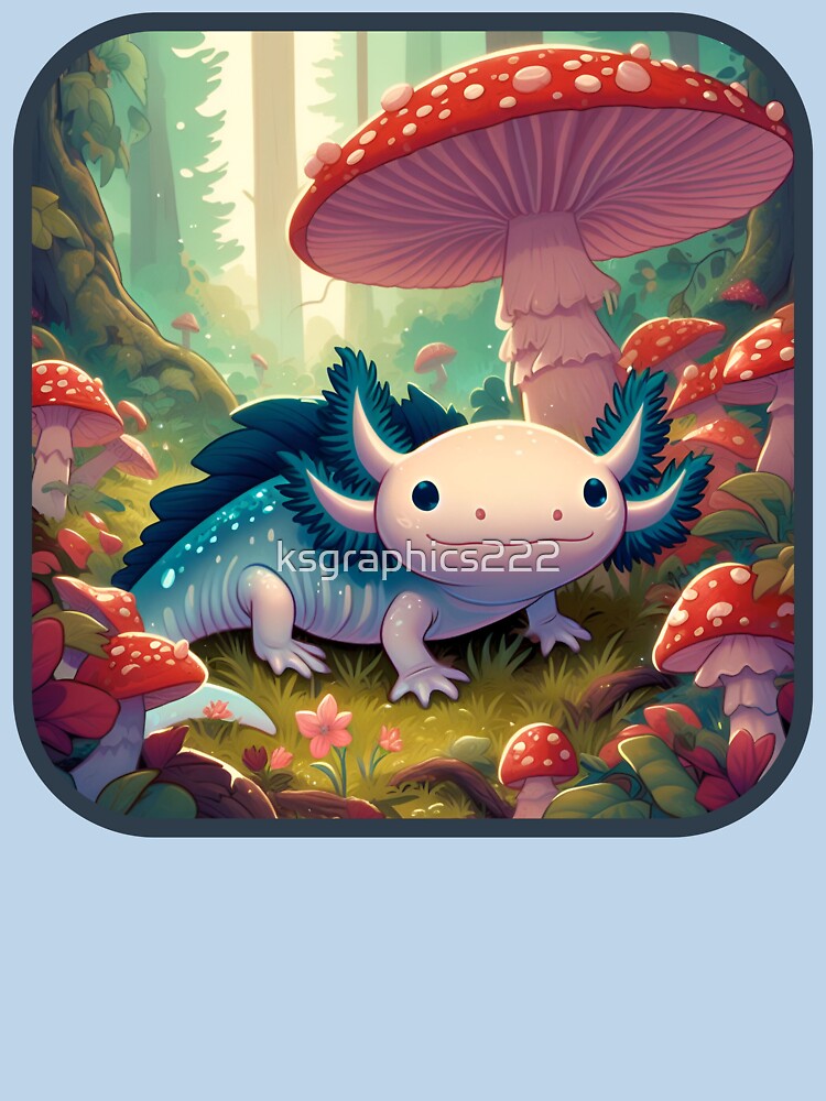 Axolotl Art #53 | Axolotl Lovers by ksgraphics222 T-Shirts, Hoodie, Sweatshirt | BlankRebels.com (Image 3)
