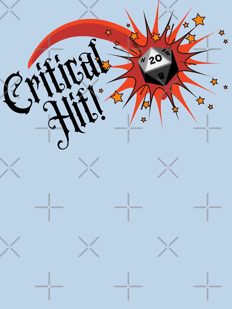 Critical Hit RPG by kingroy T-Shirts, Hoodie, Sweatshirt | BlankRebels.com (Image 3)