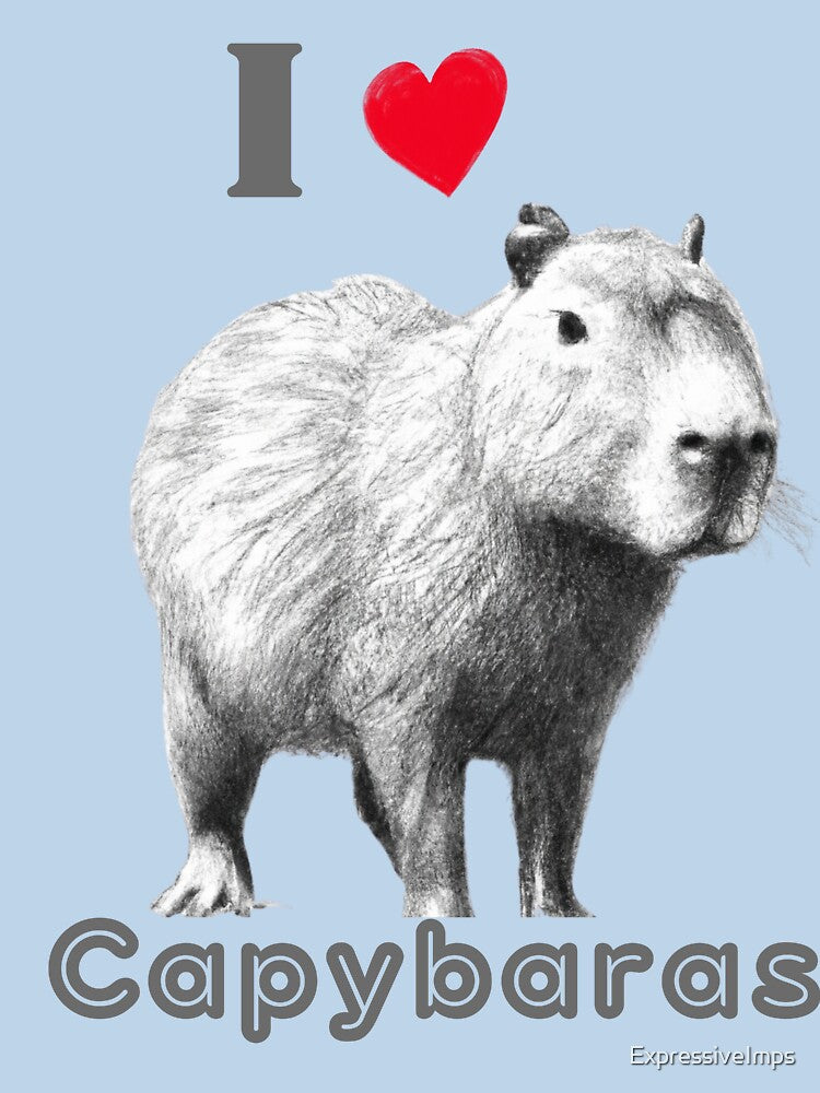 I love Capybaras by Expressive Imprints T-Shirts, Hoodie, Sweatshirt | BlankRebels.com (Image 3)