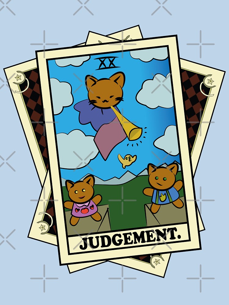 TAROT CARDS DECK | JUDGEMENT. | FORTUNE CAT by FalconLifeStore T-Shirts, Hoodie, Sweatshirt | BlankRebels.com (Image 3)