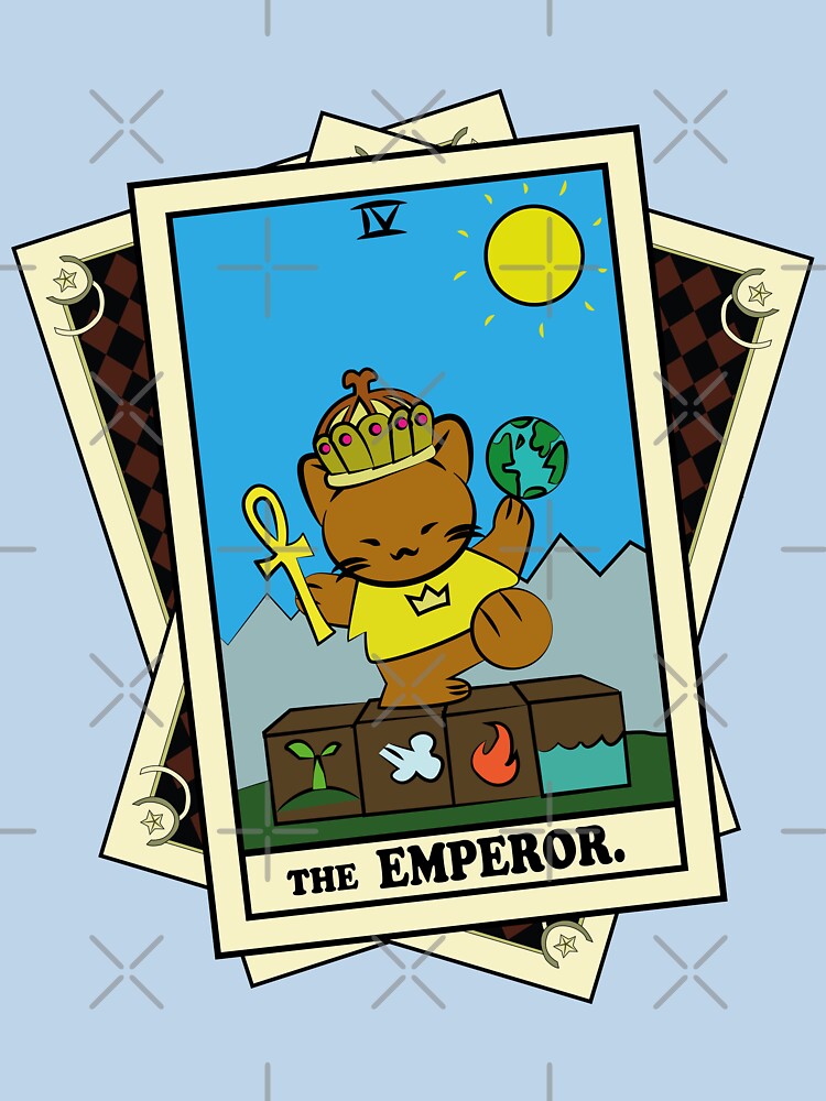 TAROT CARDS DECK | THE EMPEROR. | FORTUNE CAT by FalconLifeStore T-Shirts, Hoodie, Sweatshirt | BlankRebels.com (Image 3)