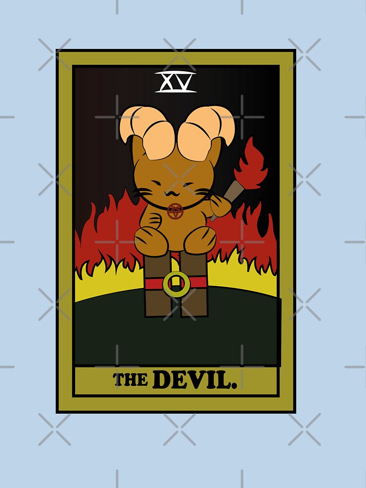 TAROT CARDS | THE DEVIL. | CAT by FalconLifeStore T-Shirts, Hoodie, Sweatshirt | BlankRebels.com (Image 3)