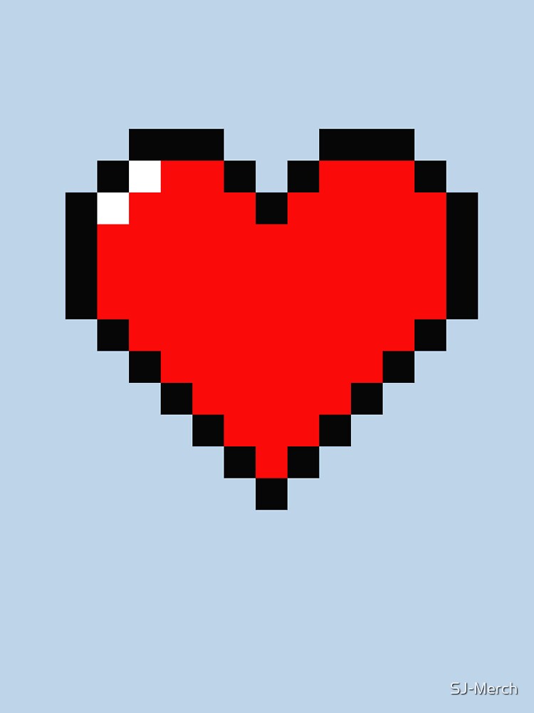 8 Bit Heart by SJ-Merch T-Shirts, Hoodie, Sweatshirt | BlankRebels.com (Image 3)