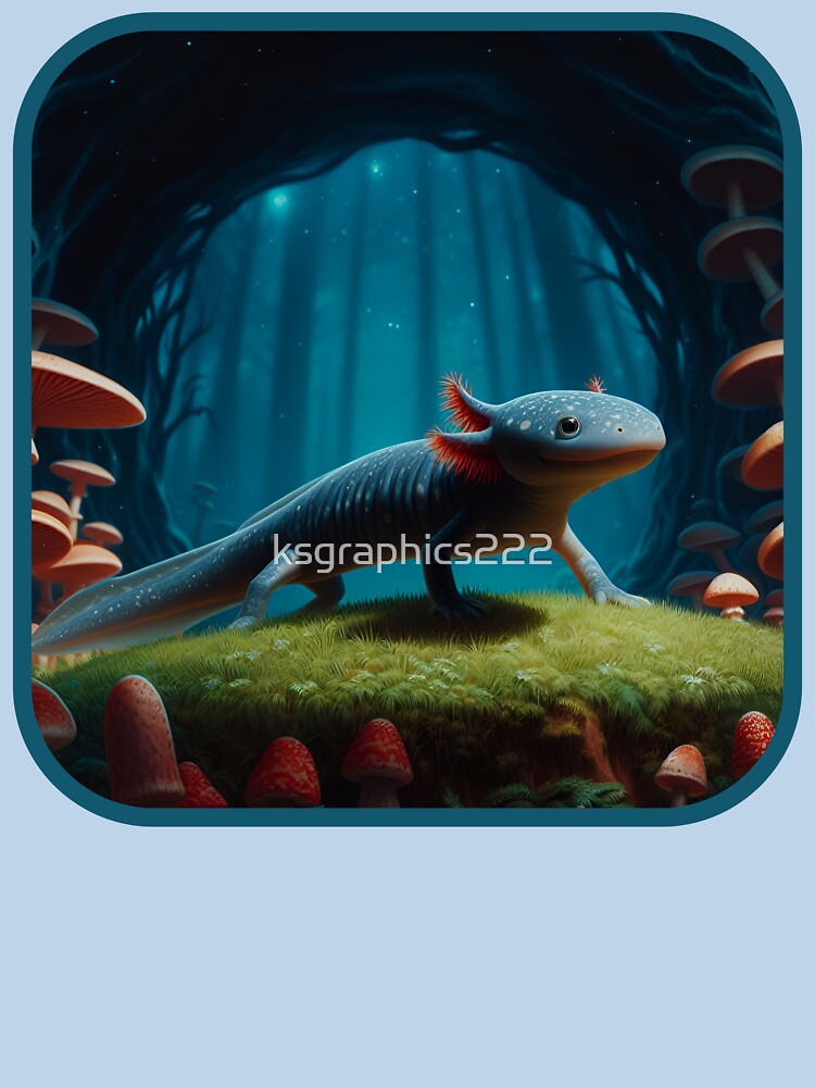 Axolotl Art #46 | Axolotl Lovers by ksgraphics222 T-Shirts, Hoodie, Sweatshirt | BlankRebels.com (Image 3)