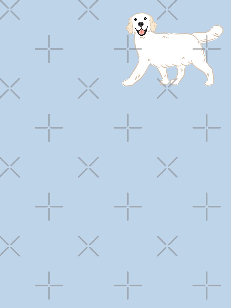 Cute White Cream Golden Retriever by Lulupainting T-Shirts, Hoodie, Sweatshirt | BlankRebels.com (Image 3)