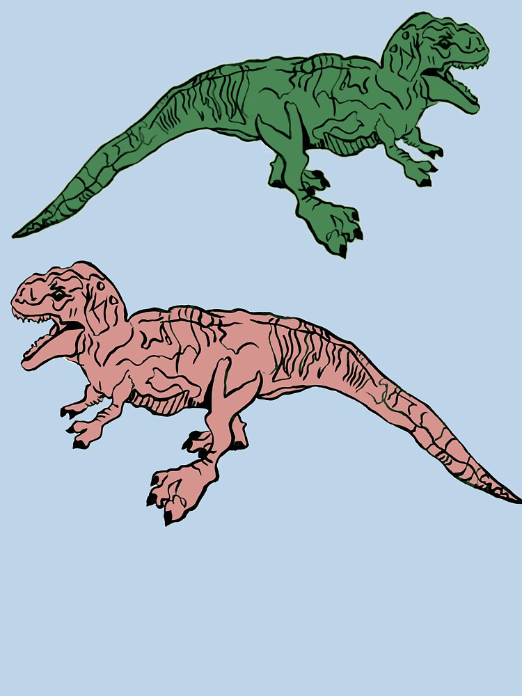 T. Rex Pattern by evrydayart T-Shirts, Hoodie, Sweatshirt | BlankRebels.com (Image 3)
