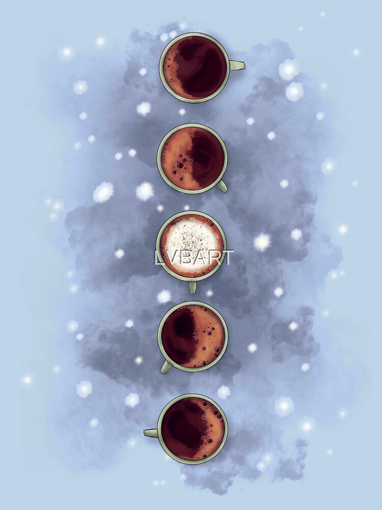 Lunar Coffee by LVBART T-Shirts, Hoodie, Sweatshirt | BlankRebels.com (Image 3)