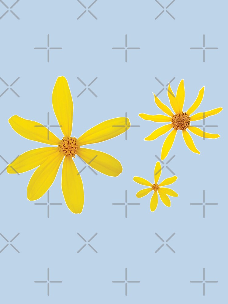 Wild Floral Summer Pattern - Blue by glategan T-Shirts, Hoodie, Sweatshirt | BlankRebels.com (Image 3)