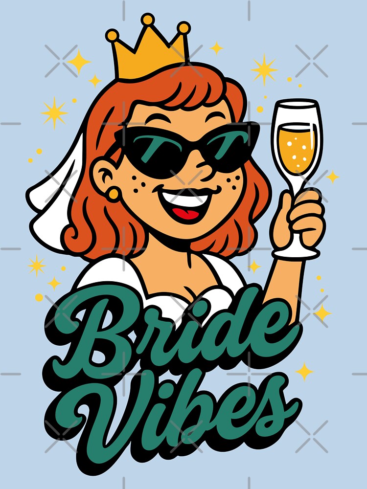 Retro Bride Vibes – Bachelorette Party Design by Moodoo Design T-Shirts, Hoodie, Sweatshirt | BlankRebels.com (Image 3)