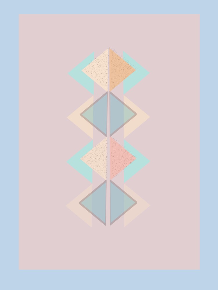 Marshmallow Soft Pastel Geometric Design in Warm Colours by neomadesigns T-Shirts, Hoodie, Sweatshirt (Image 3)
