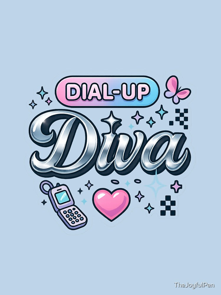 Dial Up Diva by TheJoyfulPen T-Shirts, Hoodie, Sweatshirt | BlankRebels.com (Image 3)