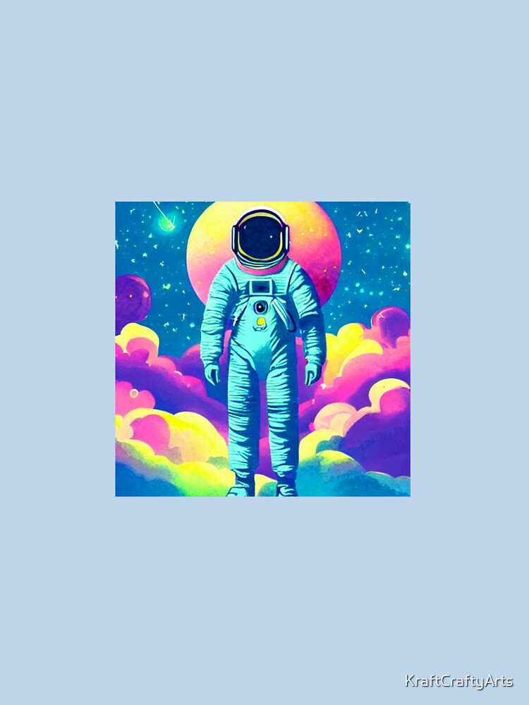 Astronaut Art by KraftCraftyArts T-Shirts, Hoodie, Sweatshirt | BlankRebels.com (Image 3)