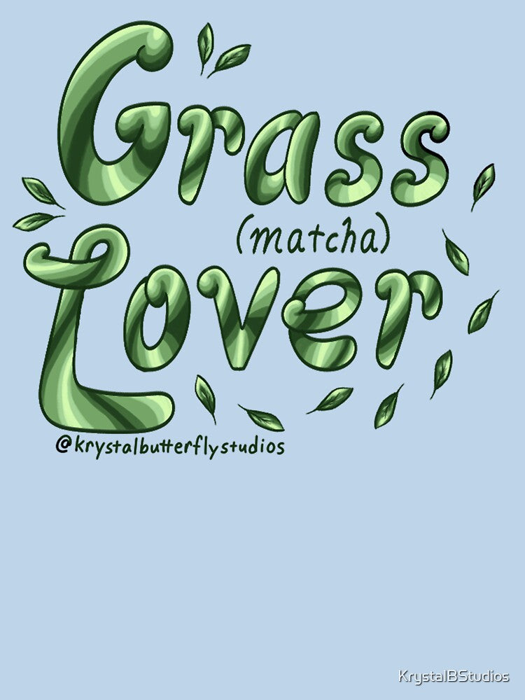 Grass Matcha Lover Aesthetic Green Tea Design by KrystalBStudios T-Shirts, Hoodie, Sweatshirt | BlankRebels.com (Image 3)