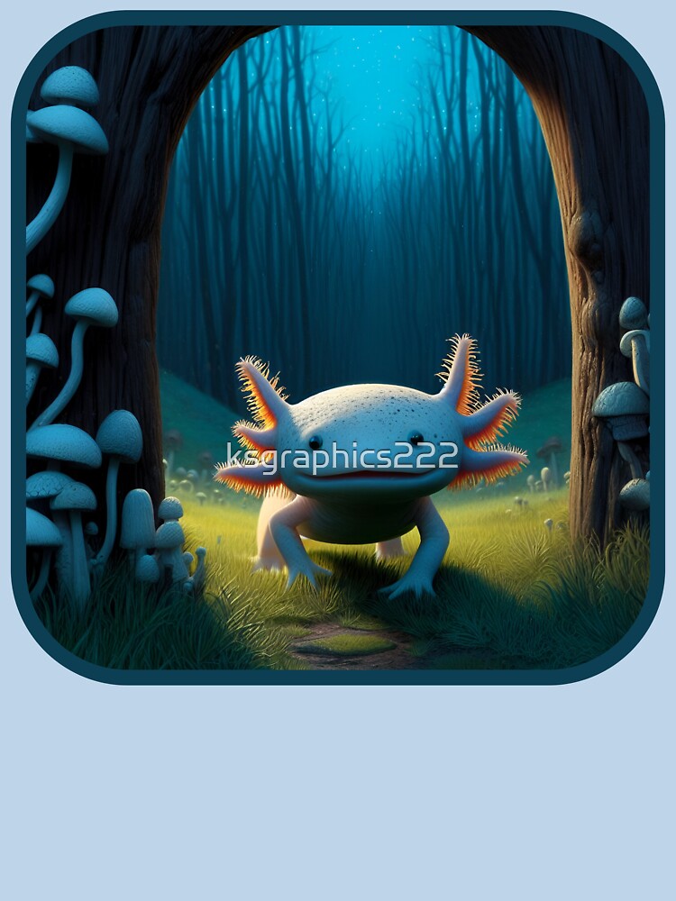 Axolotl Art #40 | Axolotl Lovers by ksgraphics222 T-Shirts, Hoodie, Sweatshirt | BlankRebels.com (Image 3)