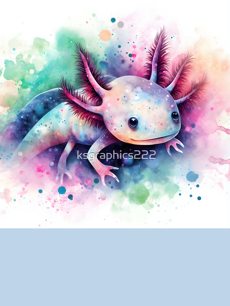 Axolotl Art #10 | Axolotl Lovers by ksgraphics222 T-Shirts, Hoodie, Sweatshirt | BlankRebels.com (Image 3)