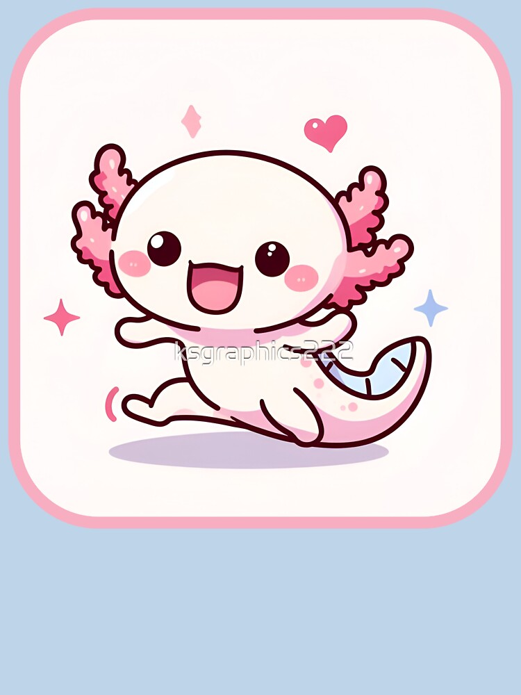 Axolotl Art #20 | Axolotl Lovers by ksgraphics222 T-Shirts, Hoodie, Sweatshirt | BlankRebels.com (Image 3)