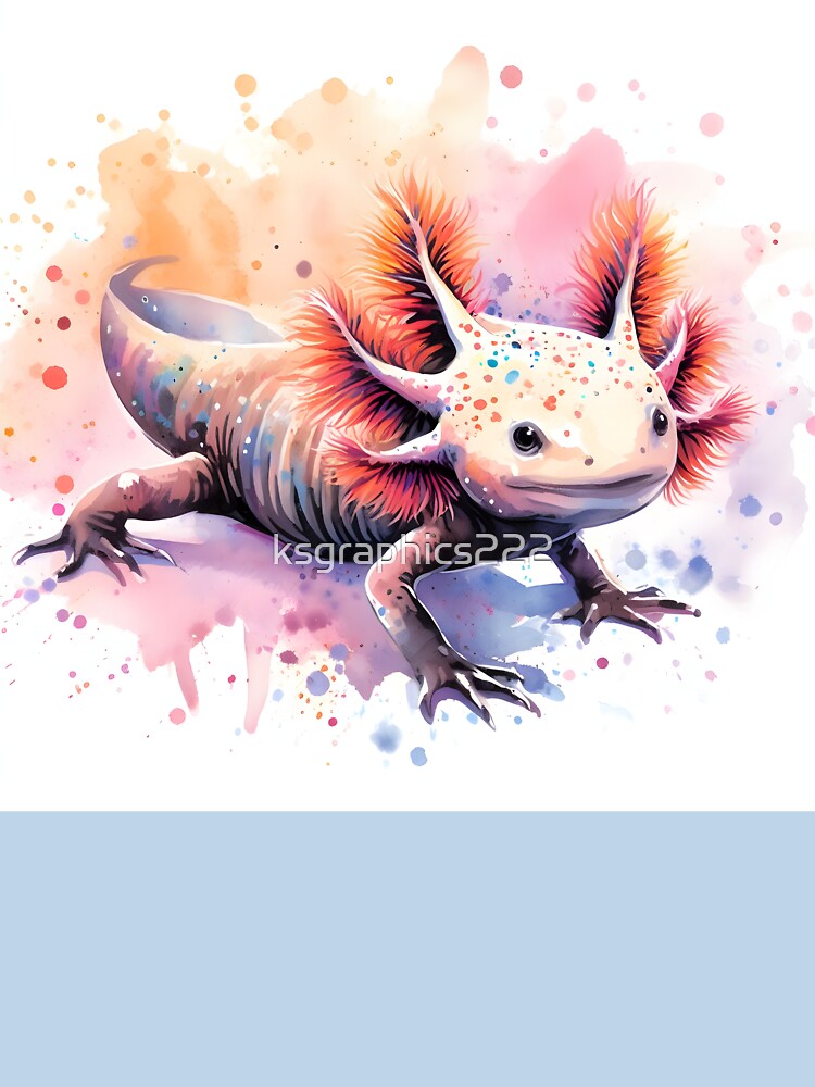 Axolotl Art #4 | Axolotl Lovers by ksgraphics222 T-Shirts, Hoodie, Sweatshirt | BlankRebels.com (Image 3)