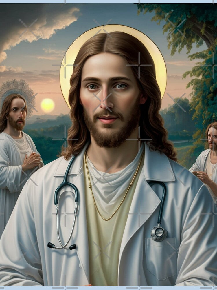 DOCTOR JESUS MEME : CHRISTIAN DOCTOR GIFT by Obinne T-Shirts, Hoodie, Sweatshirt | BlankRebels.com (Image 3)
