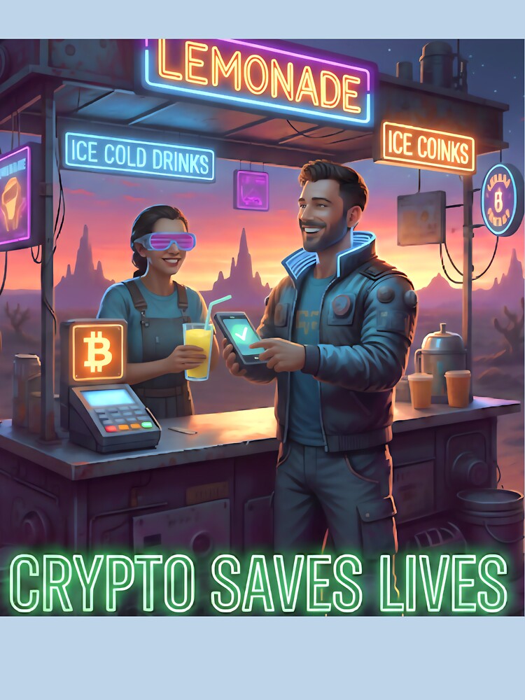 Crypto Saves Lives - Wasteland Lemonade Bar by CryptoCactus T-Shirts, Hoodie, Sweatshirt | BlankRebels.com (Image 3)