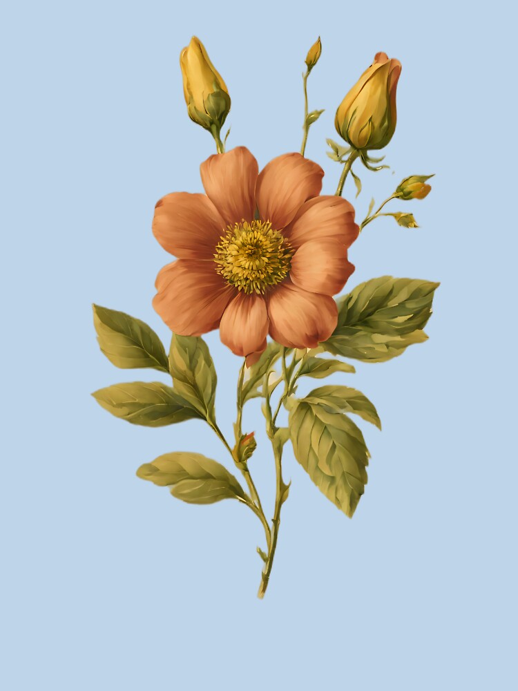 Vintage flower by WalterGomes T-Shirts, Hoodie, Sweatshirt | BlankRebels.com (Image 3)