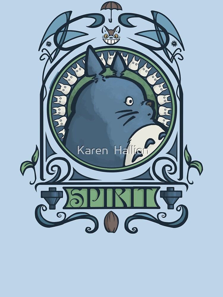 Forest Spirit Nouveau by Karen Hallion Illustration