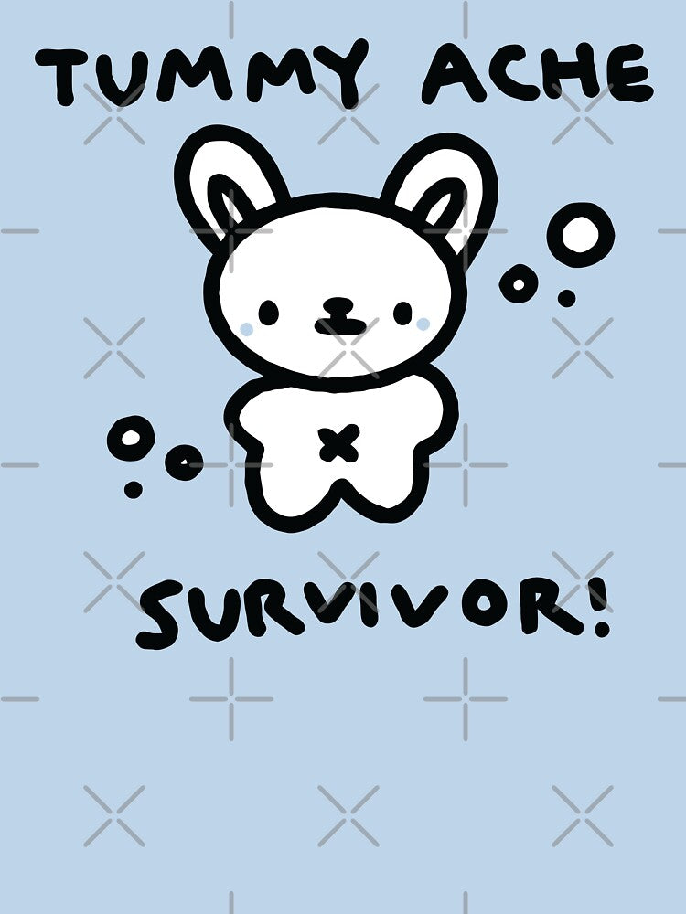Cute Bear Tummy Ache Survivor T-Shirts, Hoodie, Sweatshirt