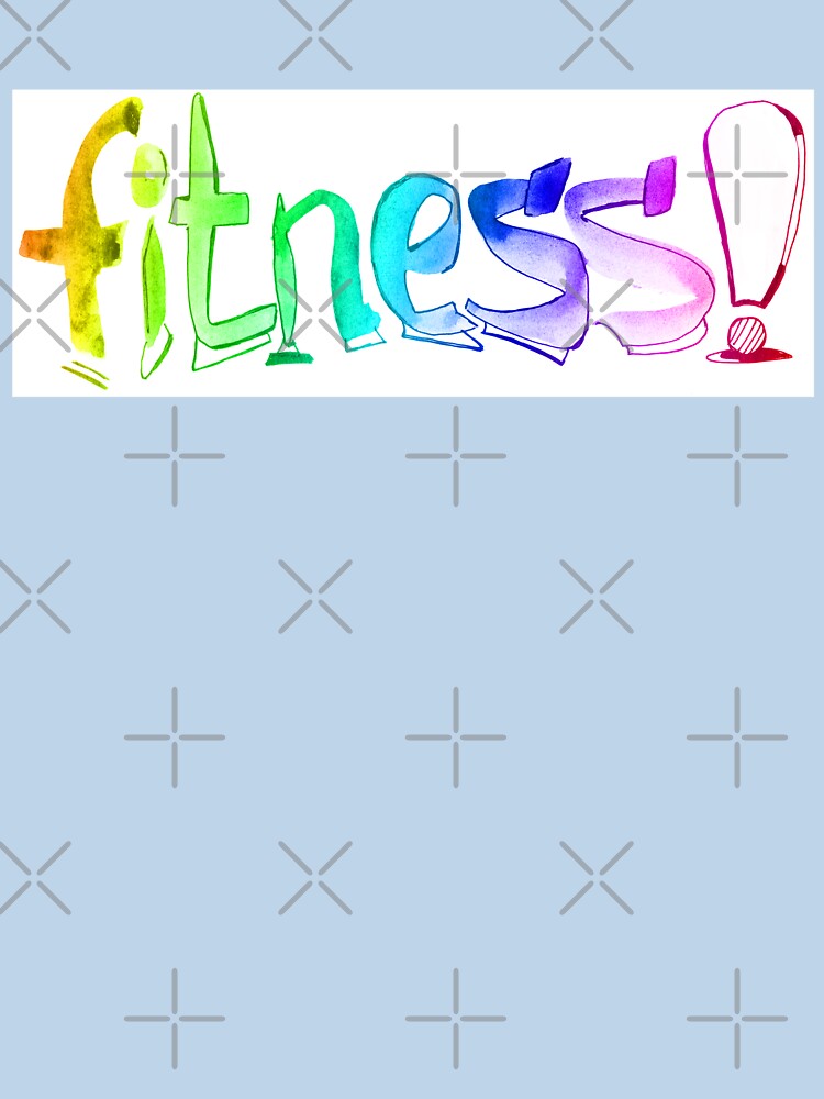 Fitness watercolor lettering |  Fitness crafty hand lettering by lausn T-Shirts, Hoodie, Sweatshirt (Image 3)