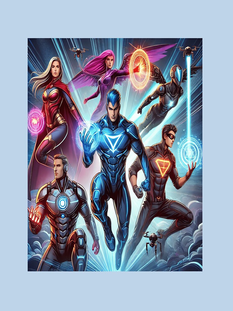 original superhero design by teeqty-fashion T-Shirts, Hoodie, Sweatshirt | BlankRebels.com (Image 3)