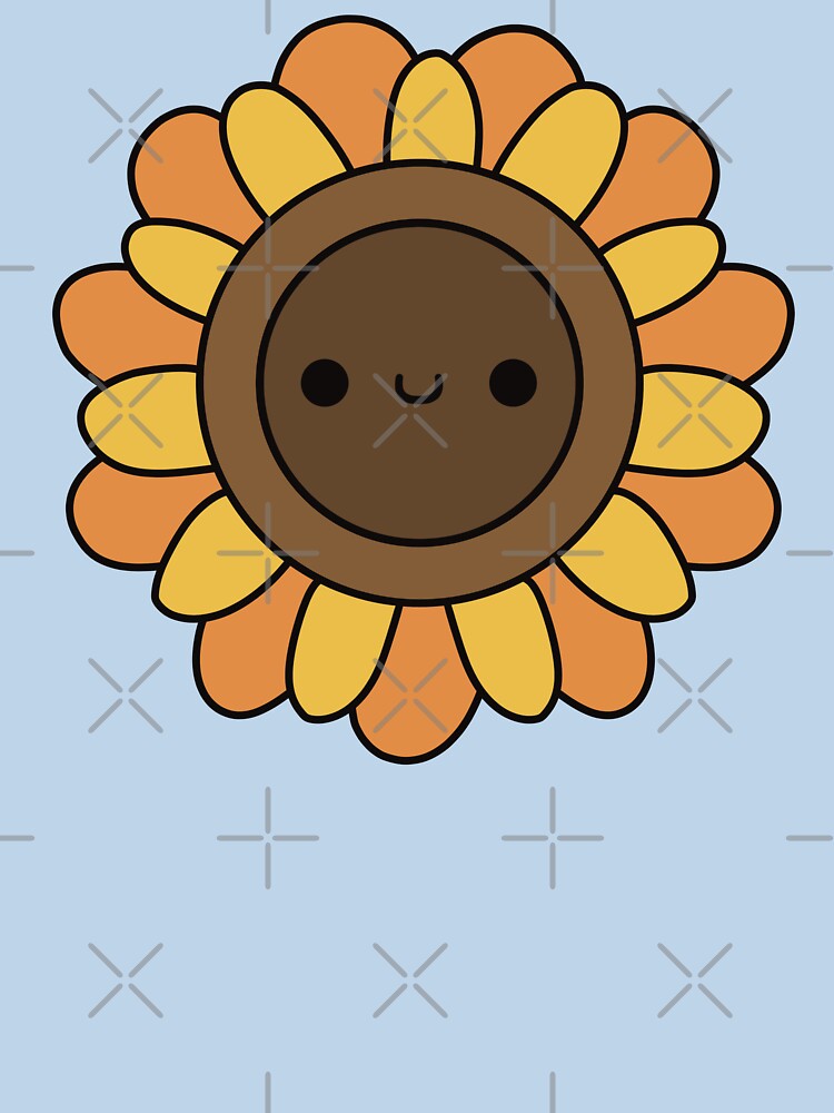 Cute Sunflower - Kawaii Sunflower by KawaiiByDice T-Shirts, Hoodie, Sweatshirt | BlankRebels.com (Image 3)