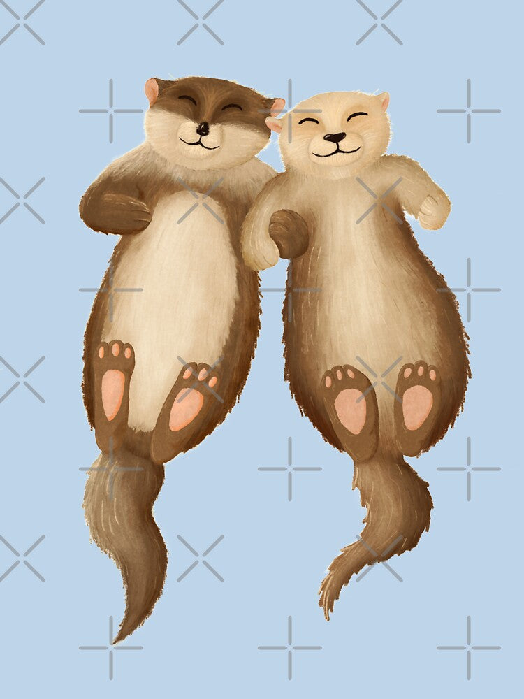 Significant Otters- Otter Pals by Kella Hanna-Wayne T-Shirts, Hoodie, Sweatshirt | BlankRebels.com (Image 3)