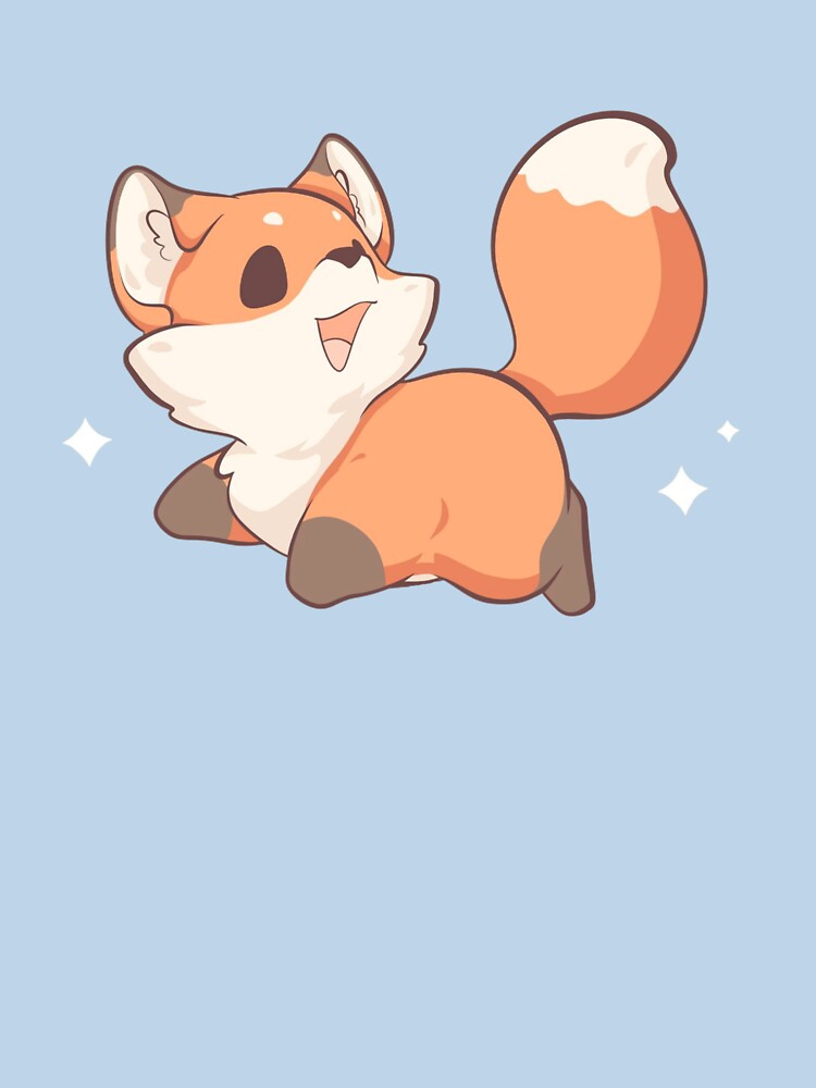 Cute kawaii Fox running and smiling by IKKawaii T-Shirts, Hoodie, Sweatshirt | BlankRebels.com (Image 3)