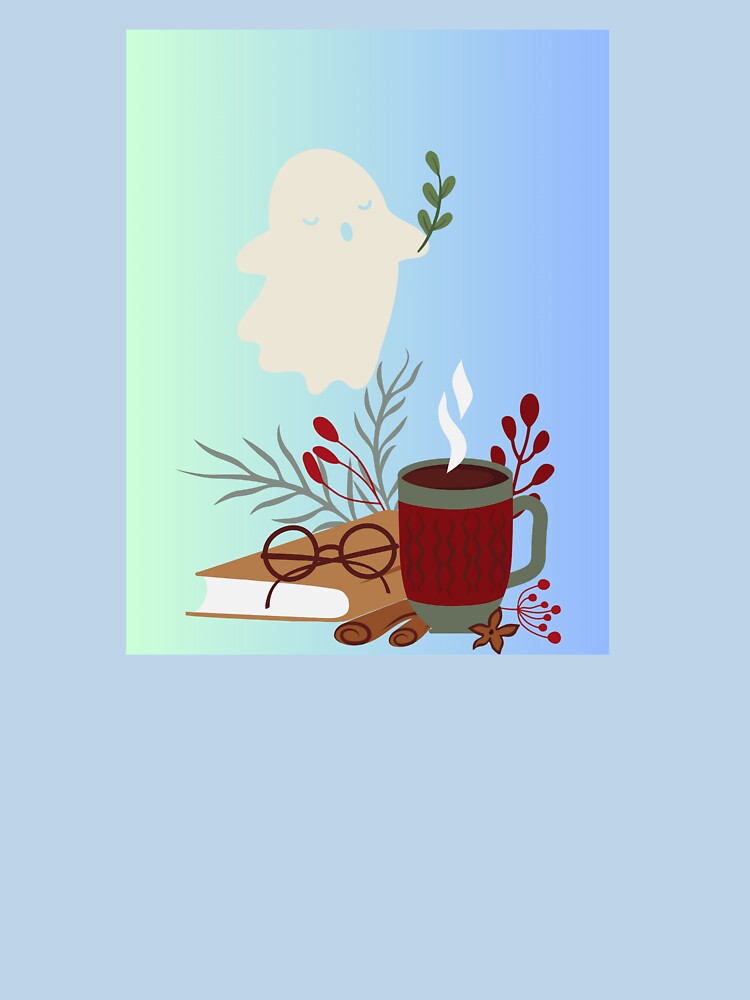 Winter Holiday Ghost Friend - Cozy Winter Ghost by AlteredNature