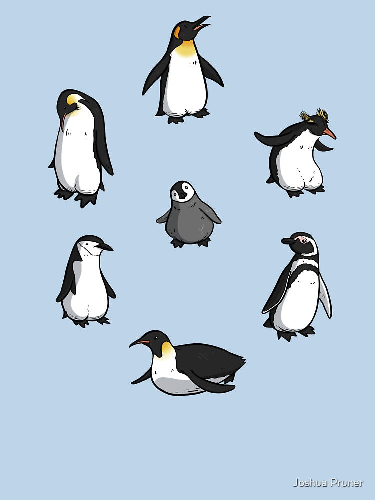 Cute Penguin Pattern by Joshua Pruner T-Shirts, Hoodie, Sweatshirt | BlankRebels.com (Image 3)