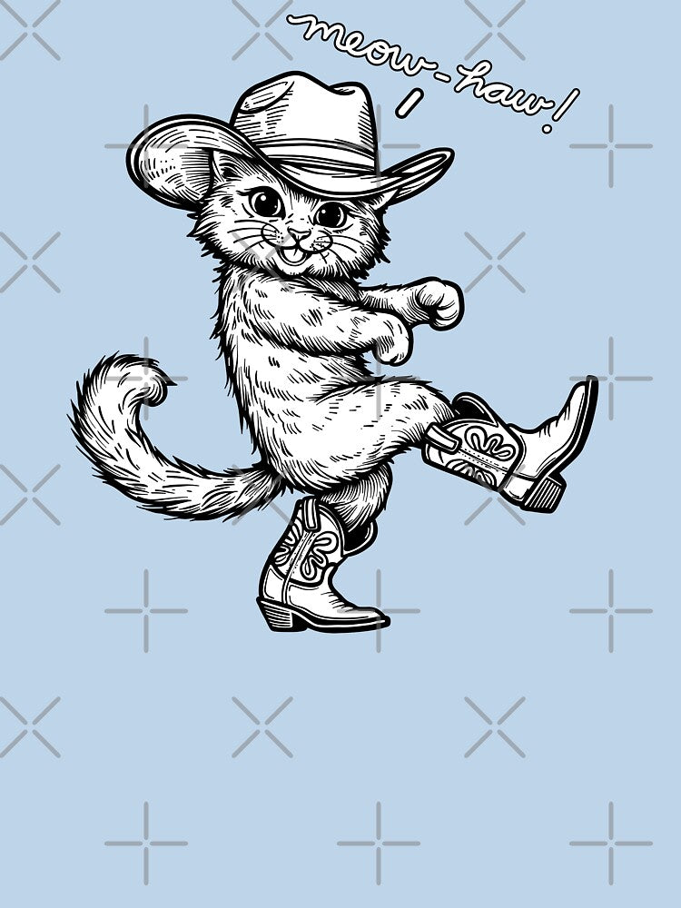 Meowhaw Dancing Cat by KilkennyCat Art T-Shirts, Hoodie, Sweatshirt | BlankRebels.com (Image 3)