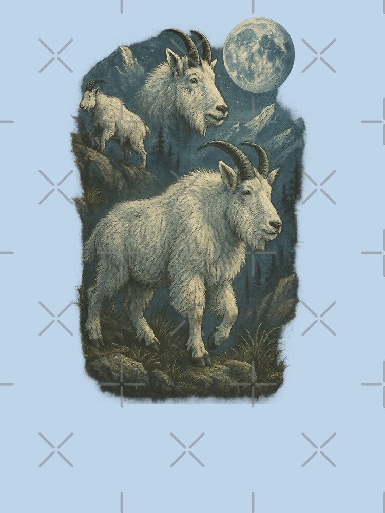 Mountain Goat Vintage Northern Wilderness by Sturdust T-Shirts, Hoodie, Sweatshirt | BlankRebels.com (Image 3)